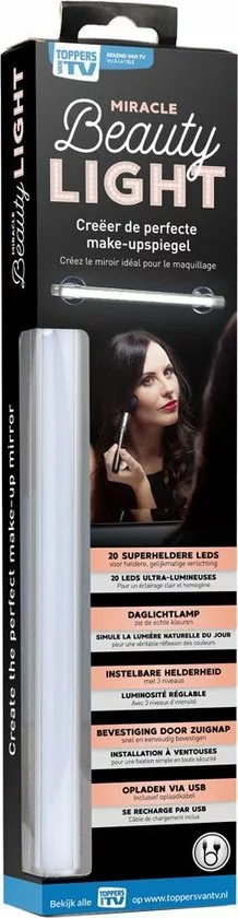Coupon π Merkloos Miracle Beauty Light - Cre Er De Perfecte Make-up Spiegel π 6 Coupon π Merkloos Miracle Beauty Light - Cre Er De Perfecte Make-up Spiegel π - Afbeelding 4
