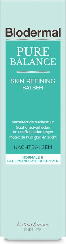 Flash-uitverkoop ⌛ Biodermal Pure Balance Skin Refining Balsem Nachtcreme - Nachtcreme Met Hyaluronzuur - Bij Onzuiverheden En Oneffenheden - 50ml 🤩 5 Flash-uitverkoop ⌛ Biodermal Pure Balance Skin Refining Balsem Nachtcreme - Nachtcreme Met Hyaluronzuur - Bij Onzuiverheden En Oneffenheden - 50ml 🤩 - Afbeelding 3