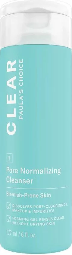 Kopen 🎁 Paula's Choice Clear Gel Gezichtsreiniger - Met Salicylzuur - Alle Huidtypen & Acne Huid - 177 Ml 😉