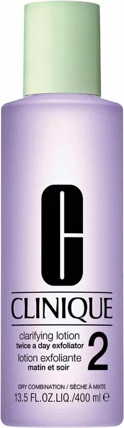 Beste Verkoop ❤️ Clinique Clarifying Lotion 2 Gecombineerde Droge Huid - Gezichtsreinigingsmiddel - 400 Ml 😍