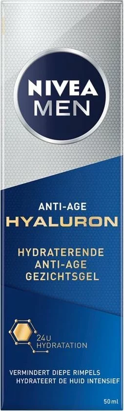Flash-uitverkoop β NIVEA MEN Hyaluron Hydraterende Anti-Age Gezichtsgel - 50ml π 4 Flash-uitverkoop β NIVEA MEN Hyaluron Hydraterende Anti-Age Gezichtsgel - 50ml π - Afbeelding 2