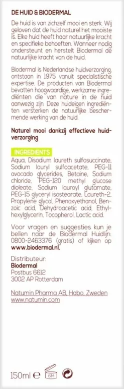 Goedkoop 😉 Biodermal Vette & Gemengde Huid Face Gel - 150ml Bij Overtollig Talg, Puistjes En Onzuiverheden 🛒 -Beauty Winkel 269x840