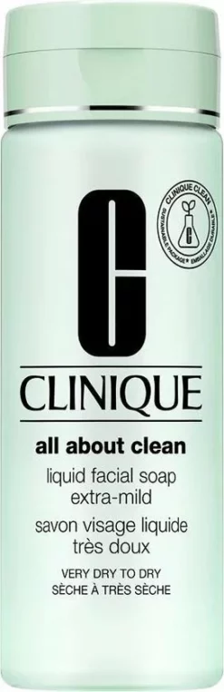 Nieuw 🛒 Clinique Liquid Facial Soap Gezichtsreiniger Extra Mild - 200 Ml 🎉