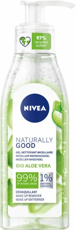 Top 10 ⭐ NIVEA Naturally Good Micellair Washgel Met Biologische Alo Vera - 140ml 💯 -Beauty Winkel 278x840 2