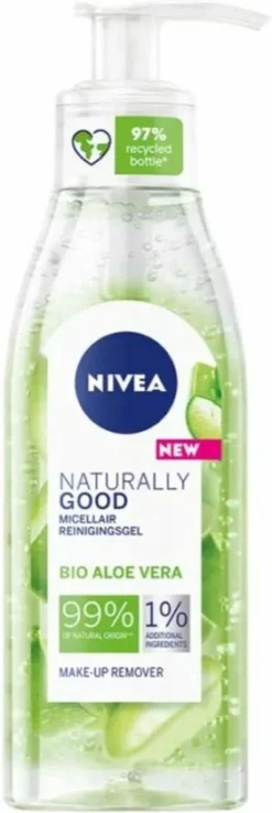Top 10 ⭐ NIVEA Naturally Good Micellair Washgel Met Biologische Alo Vera - 140ml 💯 -Beauty Winkel 281x840