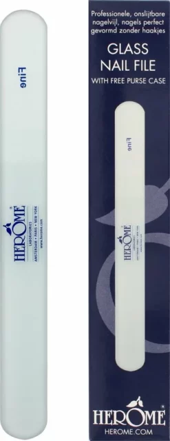 Groothandel 😍 Herome Glazen Nagelvijl Glasvijl - Glass Nail File - Voorkomt Splijten En Haakjes 🔔