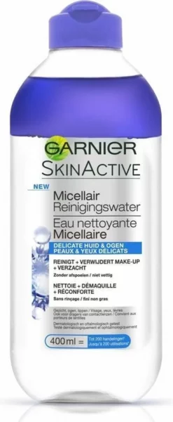 Begroting 😀 Garnier Skinactive Micellair Reinigingswater Delicate Huid En Ogen - 3 X 400 Ml - Micellair Water Voordeelverpakking 💯