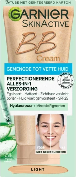 Beste deal 👍 Garnier SkinActive BB Cream Oil Free Light - 50 Ml ✨