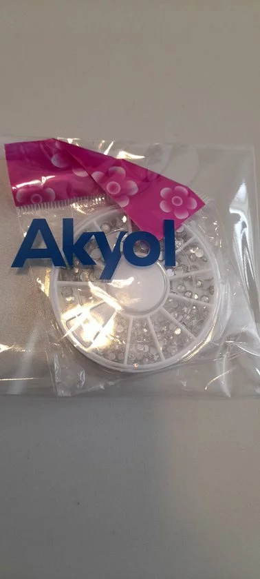 Coupon π Merkloos Doosje Rhinestone Zilver - Carrousel -Strass Nagel Steentjes / Nagel Diamantjes / Nail Art π 5 Coupon π Merkloos Doosje Rhinestone Zilver - Carrousel -Strass Nagel Steentjes / Nagel Diamantjes / Nail Art π - Afbeelding 3