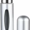 Beste deal ✔️ Portable Parfum Hervulbaar Parfumflesje - Zilver - 5ML - Verstuiver - Navulbaar 💯 -Beauty Winkel 389x840
