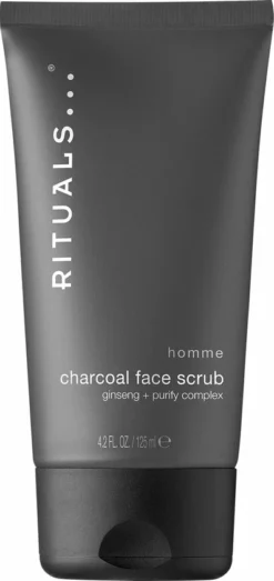 Hete verkoop 👍 RITUALS Homme Charcoal Face Scrub - 125 Ml ✔️