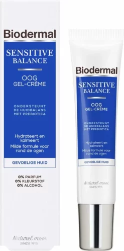 Begroting 🛒 Biodermal Sensitive Balance Oog Gel-Crème - Gezichtsverzorging Met Hyaluronzuur - Oogcreme Voor De Gevoelige Huid - 15 Ml 🥰 -Beauty Winkel 416x840 4