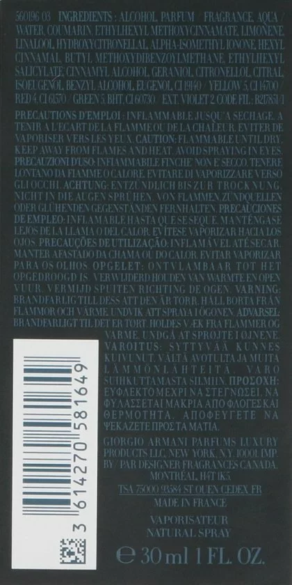Korting π Giorgio Armani Code Profumo 30 Ml - Eau De Parfum - Herenparfum π 7 Korting π Giorgio Armani Code Profumo 30 Ml - Eau De Parfum - Herenparfum π - Afbeelding 5