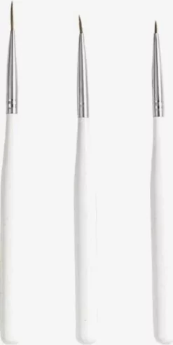 Gloednieuw 😀 Merkloos Striper Nail Art Penseel/Nail Art Kwast/3 Stuks 🤩