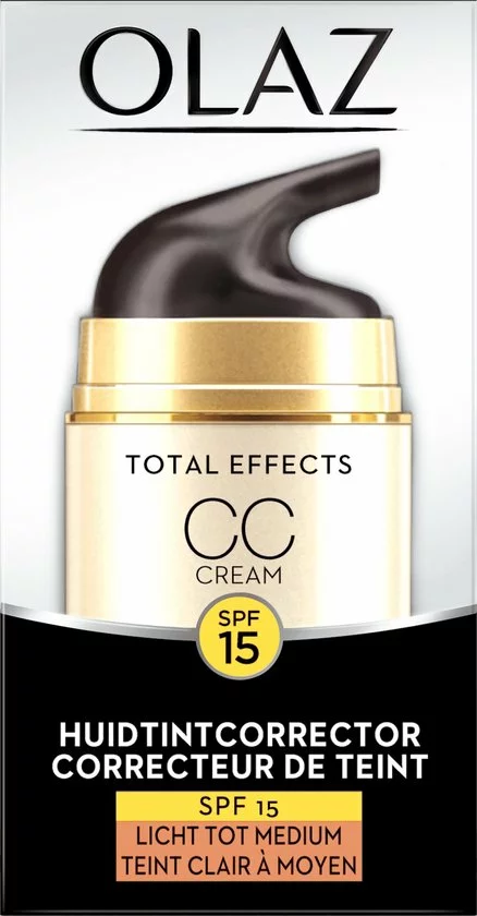 Kopen π Olaz Total Effects CC Cream Licht Tot Medium 50ml β¨ 3 Kopen π Olaz Total Effects CC Cream Licht Tot Medium 50ml β¨