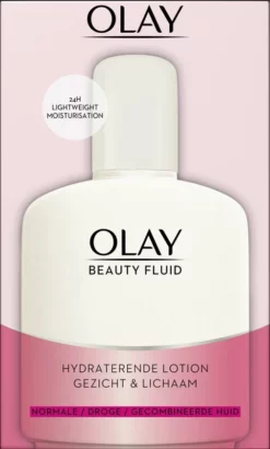 Groothandel 🤩 Olay Beauty Fluid Hydraterende Lotion Voor Gezicht En Lichaam - 200 Ml ✔️ -Beauty Winkel 506x840 1