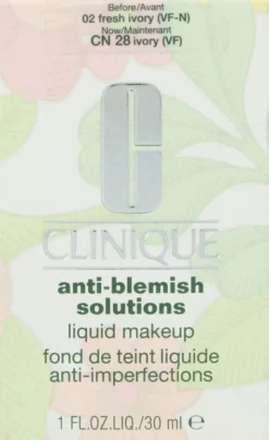Beste Verkoop β Clinique Anti-Blemish Solutions Liquid Foundation - 02 Fresh Ivory - Foundation - 30 Ml π 8 Beste Verkoop β Clinique Anti-Blemish Solutions Liquid Foundation - 02 Fresh Ivory - Foundation - 30 Ml π -Beauty Winkel 514x840 1