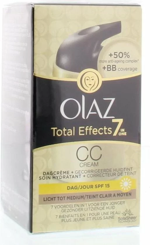 Kopen π Olaz Total Effects CC Cream Licht Tot Medium 50ml β¨ 14 Kopen π Olaz Total Effects CC Cream Licht Tot Medium 50ml β¨ - Afbeelding 12