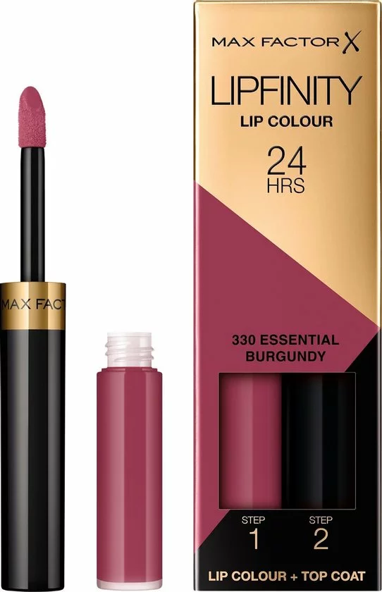 Goedkoopste 𧨠Max Factor Lipfinity Essential Lippenstift - 330 Burgundy π 6 Goedkoopste 𧨠Max Factor Lipfinity Essential Lippenstift - 330 Burgundy π - Afbeelding 4