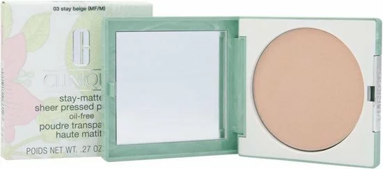 Uitgang ❤️ Clinique Stay-Matte Sheer Pressed Powder - 03 Stay Beige - 7,6 G 🔥 6 Uitgang ❤️ Clinique Stay-Matte Sheer Pressed Powder - 03 Stay Beige - 7,6 G 🔥 - Afbeelding 4