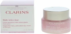 Nieuw 🎉 Clarins Multi-active Creme Jour Toutes Peaux -Dagcr Me - 50 Ml 🧨 -Beauty Winkel 550x263