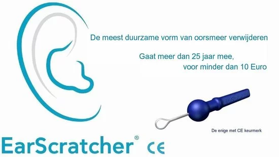 Nieuw 𧨠Ephraim Body Tools EarScratcher CE - Oorkrabber - Blauw - Veilig Oorpeuteren - Oorsmeer Verwijderen - Jeuk π 4 Nieuw 𧨠Ephraim Body Tools EarScratcher CE - Oorkrabber - Blauw - Veilig Oorpeuteren - Oorsmeer Verwijderen - Jeuk π - Afbeelding 2