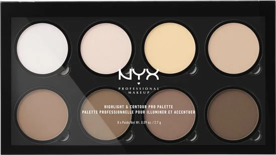 Flash-uitverkoop ๐ NYX Professional Makeup Highlight & Contour Pro Palette - 8 Kleuren ๐ฅ 3 Flash-uitverkoop ๐ NYX Professional Makeup Highlight & Contour Pro Palette - 8 Kleuren ๐ฅ