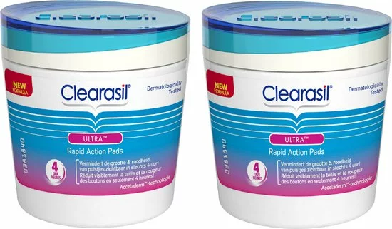Beste Pirce β Clearasil Ultra Rapid Action Pads - Reinigingsdoekjes - 2 X 65 Stuks π 5 Beste Pirce β Clearasil Ultra Rapid Action Pads - Reinigingsdoekjes - 2 X 65 Stuks π - Afbeelding 3