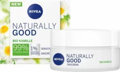 Korting 🤩 Nivea Naturally Good Dagcr Me Gevoelige Huid - 50 Ml - Met Bio Kamille 👏