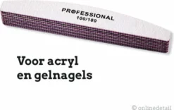 Beste Verkoop ✔️ Eldur Professionele Nagelvijl 5pcs - Moon #100/180 - Top Kwaliteit - Gratis Verzending 🥰 -Beauty Winkel 550x347