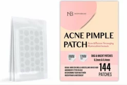 Goedkoopste 👏 Novabeau Acne Patches Voor Dag En Nacht - Puisten Verwijderaar - Huidreiniger - 144 Stuks In 2 Formaten - Pukkel Pleister - Pimple Patch Die Onzuiverheden Absorbeert - Acneverzorging 😀