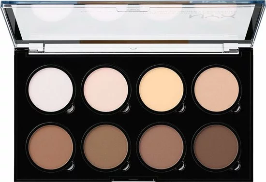 Flash-uitverkoop ๐ NYX Professional Makeup Highlight & Contour Pro Palette - 8 Kleuren ๐ฅ 5 Flash-uitverkoop ๐ NYX Professional Makeup Highlight & Contour Pro Palette - 8 Kleuren ๐ฅ - Afbeelding 3