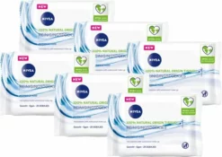 Aanbiedingen 🎁 NIVEA 3-in-1 Reinigingsdoekjes Normale Huid 6 X 25 Stuks - Voordeelverpakking ❤️