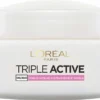 Uitgang ❤️ L’Oréal Paris Triple Active Hydraterende Dagcrème - Droge En Gevoelige Huid - 50ml 💯