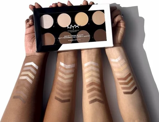 Flash-uitverkoop ๐ NYX Professional Makeup Highlight & Contour Pro Palette - 8 Kleuren ๐ฅ 7 Flash-uitverkoop ๐ NYX Professional Makeup Highlight & Contour Pro Palette - 8 Kleuren ๐ฅ - Afbeelding 5