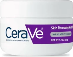 Korting 🤩 CeraVe Huidvernieuwende Nachtcrème | Niacinamide, Peptide Complex En Hyaluronzuur Moisturizer Voor Gezicht | 48g 😍