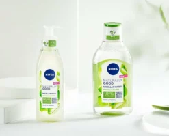 Top 10 ⭐ NIVEA Naturally Good Micellair Washgel Met Biologische Alo Vera - 140ml 💯 -Beauty Winkel 550x444 3