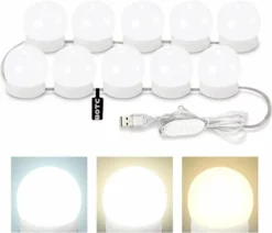 Korting 🎉 BOTC Hollywood Spiegellampen - 10 Led Spiegellampen Met 3 Lichtmodi En 10 Dimfunctie Voor Make-upspiegel - LUB90101 🌟 19 Korting 🎉 BOTC Hollywood Spiegellampen - 10 Led Spiegellampen Met 3 Lichtmodi En 10 Dimfunctie Voor Make-upspiegel - LUB90101 🌟 -Beauty Winkel 550x473 7