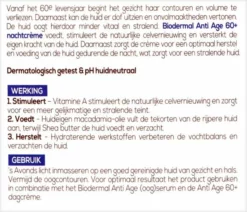 Goedkoopste ๐ Biodermal Anti Age Nachtcr Me 60+ - Nachtcr Me Met Niacinamide & Sheaboter - Voedt En Hydrateert Intensief - Nachtcreme Anti Rimpel Voor Vrouwen - 50ml ๐ 17 Goedkoopste ๐ Biodermal Anti Age Nachtcr Me 60+ - Nachtcr Me Met Niacinamide & Sheaboter - Voedt En Hydrateert Intensief - Nachtcreme Anti Rimpel Voor Vrouwen - 50ml ๐ -Beauty Winkel 550x473 8
