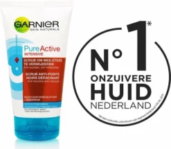 Gloednieuw 😍 Garnier Skinactive Face PureActive Intensive Scrub Tegen Mee-Eters En Puistjes- 150ml X 2 - Scrub 👏 -Beauty Winkel 550x478