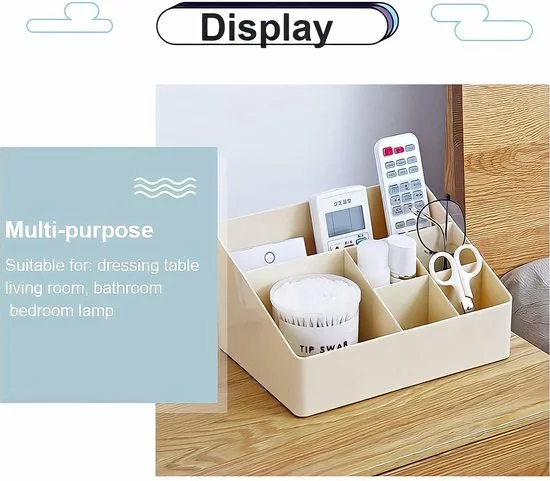 Promo ๐ Merkloos Make-Up Organizer - Opbergdoos - Cosmetica - Wit/Creme -Sieraden - Nagelak - Make Up Organizer - Make Up Organizers ๐ฅ 9 Promo ๐ Merkloos Make-Up Organizer - Opbergdoos - Cosmetica - Wit/Creme -Sieraden - Nagelak - Make Up Organizer - Make Up Organizers ๐ฅ - Afbeelding 7