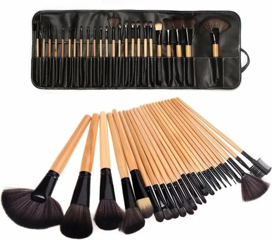 Beste Verkoop π₯ Merkloos Make-up Kwasten | Make-up Geschenksets | Oogschaduw Borstel | Contourborstel | Wenkbrauw Borstel | Oogpotlood | 24-delig | Met Etui | Zwart/bruin | Able & Borret π 3 Beste Verkoop π₯ Merkloos Make-up Kwasten | Make-up Geschenksets | Oogschaduw Borstel | Contourborstel | Wenkbrauw Borstel | Oogpotlood | 24-delig | Met Etui | Zwart/bruin | Able & Borret π