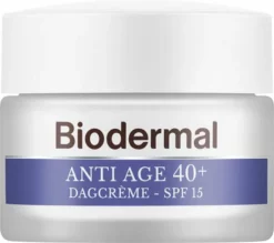 Coupon 💯 Biodermal Anti Age Dagcr Me 40+ - Dagcr Me Met Hyaluronzuur En Vitamine C - Met SPF15 - Anti Rimpel Creme Vrouwen - 50ml 👍 -Beauty Winkel 550x488 6