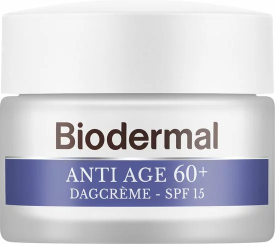 Korting ⌛ Biodermal Anti Age Dagcr Me 60+ - Dagcr Me Met Hyaluronzuur En Ceramide - Met - SPF15 - Geeft De Huid Meer Stevigheid - 50ml ✨ 3 Korting ⌛ Biodermal Anti Age Dagcr Me 60+ - Dagcr Me Met Hyaluronzuur En Ceramide - Met - SPF15 - Geeft De Huid Meer Stevigheid - 50ml ✨