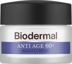 Goedkoopste 😀 Biodermal Anti Age Nachtcr Me 60+ - Nachtcr Me Met Niacinamide & Sheaboter - Voedt En Hydrateert Intensief - Nachtcreme Anti Rimpel Voor Vrouwen - 50ml 🛒
