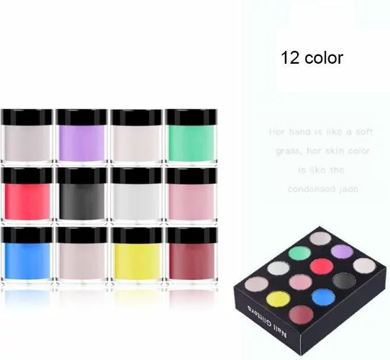 Flash-uitverkoop 😀 Royala - Acrylnagels Starterspakket Incl. Nagelfreesmachine | +12 Grote Potjes Colored Acryl Poeder | Acryl Nagels Starter Kit Set | Nail Art Pakket | 84 Delig | 500 Franse Tips 👏 22 Flash-uitverkoop 😀 Royala - Acrylnagels Starterspakket Incl. Nagelfreesmachine | +12 Grote Potjes Colored Acryl Poeder | Acryl Nagels Starter Kit Set | Nail Art Pakket | 84 Delig | 500 Franse Tips 👏 - Afbeelding 20