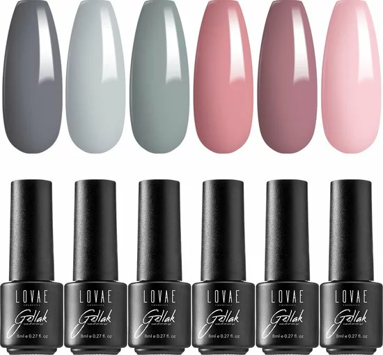 Kopen ๐ฅฐ Lovae Cosmetics Gellak - 6-delige Set - Gel Nagellak - Cotton ๐ฌ Candy - Gellac - 8ML โ๏ธ 3 Kopen ๐ฅฐ Lovae Cosmetics Gellak - 6-delige Set - Gel Nagellak - Cotton ๐ฌ Candy - Gellac - 8ML โ๏ธ
