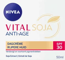 Nieuw 🔥 NIVEA VITAL Soja Anti-Age Beschermende SPF30 - 50 Ml - Dagcr Me 🛒 -Beauty Winkel 550x509 4
