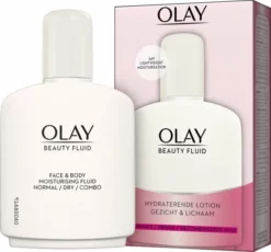 Groothandel 🤩 Olay Beauty Fluid Hydraterende Lotion Voor Gezicht En Lichaam - 200 Ml ✔️