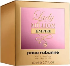 Beste Verkoop ⌛ Paco Rabanne Lady Million Empire 80 Ml - Eau De Parfum - Damesparfum 🛒 -Beauty Winkel 550x513 4